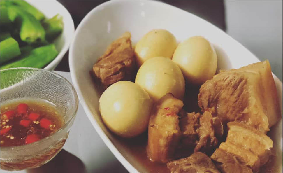 Thịt kho “riệu” của ngoại