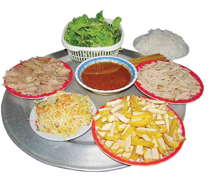 Chút huế trong món bún mắm nêm